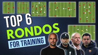 6 Best Soccer Rondo Drills to IMPROVE Your Team [upl. by Barimah]