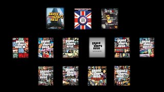 All Grand Theft Auto themes 19972013 [upl. by Ayekel235]