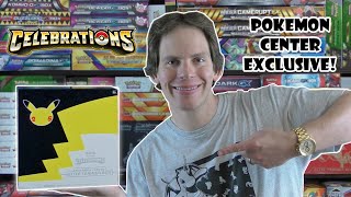 Pokemon Center Exclusive Celebrations Elite Trainer Box Opening [upl. by Anniken]