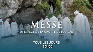 Messe depuis la Grotte de Lourdes  06092024 [upl. by Michael]