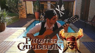 Pirates of the Caribbean Main Theme  Fingerstyle Guitar Cover [upl. by Aniehs601]