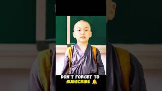 What If a Monk Child Comes to School for the First Time ending trending shorts [upl. by Iznek]