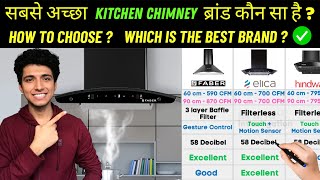 Best Kitchen Chimney Brand in India  Best 60cm amp 90cm Chimney for Home  Faber vs Elica Chimney [upl. by Antoni]