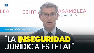 Feijóo quotNo se puede seguir amnistiando o indultado la corrupción de los amigosquot [upl. by Sang]