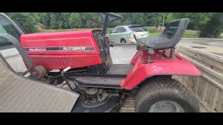 Older Model MASTERCUT 12Hp 38Inch Cut Riding Lawnmower Picked Up [upl. by Assirok]