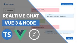 Build Full Stack Realtime Chat App using Vue 3 Vuetify typescript Node Express Socket io  2024 [upl. by Genesa58]