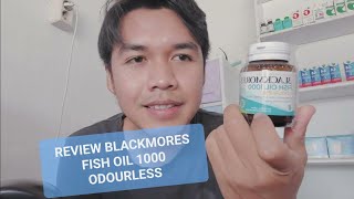 REVIEW BLACKMORES FISH OIL 1000 ODOURLESS [upl. by Etom278]