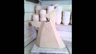 Making a slab built sculptural quotjugquottime lapse [upl. by Pennie887]