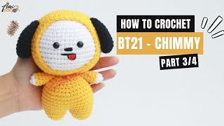 344  BT21  Chimmy Amigurumi 34  How To Crochet Amigurumi  Crochet Tutorial  AmiSaigon [upl. by Ateuqirne120]