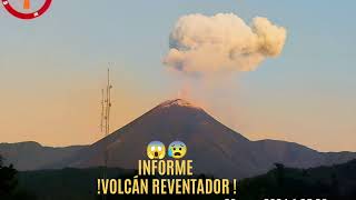 Volcán Reventador 🌋 Fuerte Emisión de ceniza [upl. by Straub]