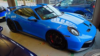 Porsche 911 GT3  Shark Blue  4K [upl. by Elleryt781]