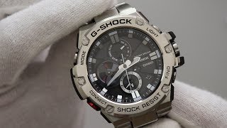 Unboxing  Mini Review Off The Casio G shock GST B100D 1AER G STEEL [upl. by Fiertz]