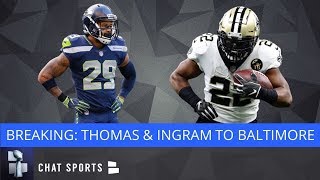 Earl Thomas amp Mark Ingram Sign With Baltimore Ravens  Breaking NFL Free Agency News [upl. by Roxanna]