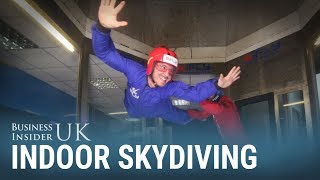 We Tried Indoor Skydiving With Wind Speeds Of 165 MPH [upl. by Nickolaus]