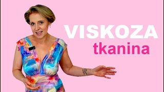 VISKOZA TKANINA  INSPIRACE A TIPY NA ŠITÍ [upl. by Schmeltzer]