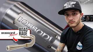 Bassani Road Rage 2 into 1 Exhaust for Harley Davidson Road king [upl. by Ettenyl]