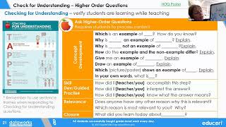 Explicit Direct Instruction Checking for Understanding and Providing Effective Corrective Feedback [upl. by Hertha]