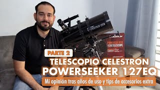 Cómo usar el Celestron Powerseeker 127EQ  EXTRAS  AG Astronomía [upl. by Ainala]