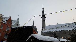 TALLINN ESTONIA CHRISTMAS MARKET [upl. by Aramoj826]