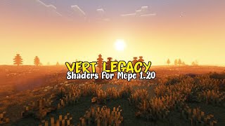 VERT legacy Shaders Mcpe 120 No Lag Ringan 100 Buat Hp Low Realistis Shaders Mcpe patch [upl. by Ul]