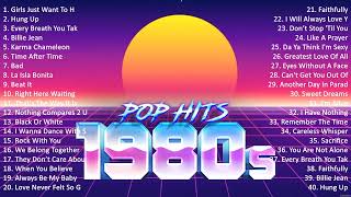 80s Music Hits 💿 George Michael Janet Jackson Whitney Houston Culture Club Tina Turner [upl. by Ardni]