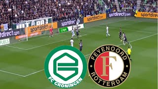 FC Groningen 22 Feyenoord Samenvatting  Highlights  Eredivisie 20242025 [upl. by Scoville487]