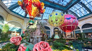 Bellagio Conservatory Summer 2024 Beautiful WalkThrough Tour 🌸 Higher Love [upl. by Novaelc]