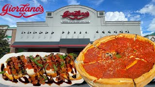 GIORDANOS PIZZA  Orlando Florida  Chicago Deep Dish Pizza Review [upl. by Ztnarf]