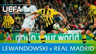 Lewandowskis 5 goals against Real Madrid [upl. by Rhines]