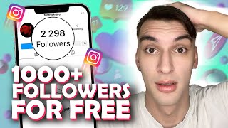 HOW TO GET FIRST 1000 FOLLOWERS ON INSTAGRAM IN 5 MINUTES FOR FREE  REAL WAY TO PROMOTE INSTAGRAM [upl. by Heuser763]