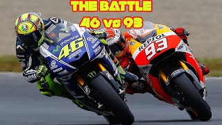 Valentino Rossi VS Marc Marquez Epic Battles [upl. by Renraw]