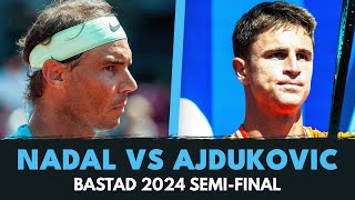 Rafael Nadal vs Duje Ajdukovic SemiFinal Highlights  Bastad 2024 [upl. by Galatia]