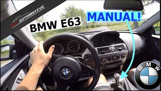 2004  BMW 630i Manual E63 POV Test Drive  Acceleration 0  200 kmh [upl. by Shel]