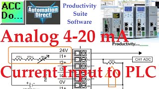 Analog 420 ma Current Input to PLC [upl. by Undry]