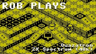 quotQuazatronquot on ZX Spectrum 48k  Rob Plays [upl. by Adekram695]