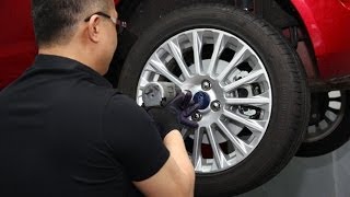 CARVIDEO 汽車視界 車壇直擊—UBS Ford Fiesta後碟升級套件 [upl. by Allesig]