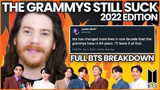 BTS 2022 Grammys Rant RecapButter Reaction [upl. by Jaye217]