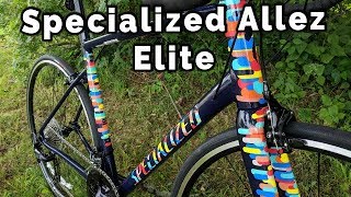 The 2018 Specialized Allez Elite  Fantastic Entry Level Aluminum Road Bike [upl. by Ecilahc602]