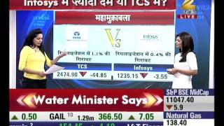 TCS vs Infosys  Top 50 Shares [upl. by Comfort]