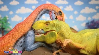 Juguetes de Dinosaurios Schleich 🐊Videos de Dinosaurios para niños 🐊Conociendo sobre Dinosaurios [upl. by Layton]