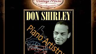 DON SHIRLEY Jazz Swing Dance Piano Artistry  Music For Dinner [upl. by Iana534]