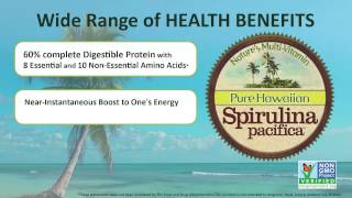 Benefits of Spirulina Pacifica  Nutrex Hawaii [upl. by Rudiger]