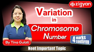 Variation in Chromosome number  Principle basis of inheritance  Genetics  NEET  Mutation [upl. by Tedder33]