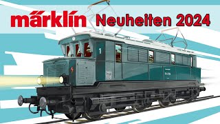 Märklin Modellbahn Neuheiten 2024  Spur H0 Z und 1 [upl. by Rubi]