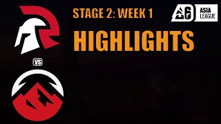 HIGHLIGHTS Rival vs Elevate  Asia League 2024  Stage 2 [upl. by Marne]