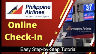 How to CheckIn Online  Philippine Airlines  Easy StepbyStep Tutorial [upl. by Adnovay296]