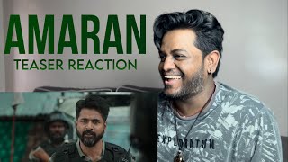 Amaran Teaser REACTION  Filmy React  Sivakarthikeyan  Kamal Hassan  Sony [upl. by Emerej]