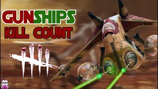 Star Wars Gunships Kill Count [upl. by Ferris]