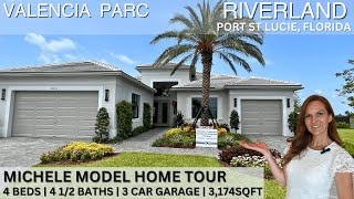 Michele Model Home Valencia Parc Port St Lucie Florida GL Homes [upl. by Delphinia]