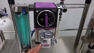 Setting up an anaesthetic machine for veterinary usage [upl. by Ledba]